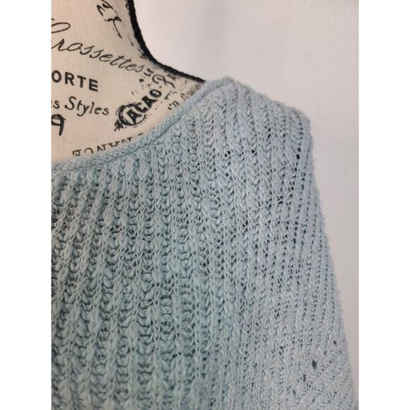 Anthropologie Crewneck Batwing Knit Sweater Size Large Fisherman OB1734156 - Picture 4 of 12